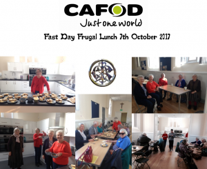 CAFOD Fast Day Frugal Lunch 7th October 2017